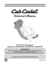 Cub Cadet 19A70054100 Manual Del Operador