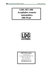 LDG RT-100 Manual Instrucciones