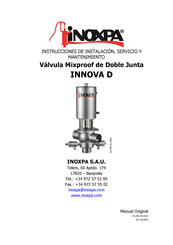 iNOXPA INNOVA D Instrucciones De Instalación, Servicio Y Mantenimiento