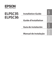 Epson ELPSC35 Guia De Instalacion