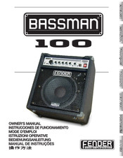 Fender BASSMAN 100 Instrucciones De Funcionamiento