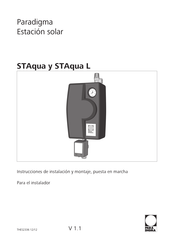 Paradigma STAqua L Instrucciones De Instalación Y Montaje, Puesta En Marcha