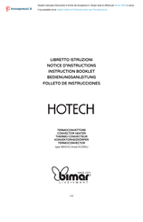 Bimar HC200L Folleto De Instrucciones