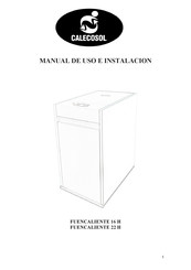 Calecosol FUENCALIENTE 22 H Manual De Uso E Instalación