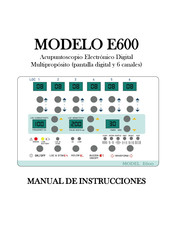 Novasan E600 Manual De Instrucciones