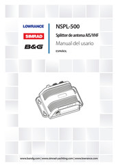 Simrad Lowrance NSPL-500 Manual Del Usario