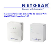 NETGEAR XWNB5201 Powerline 500 Guia De Instalacion