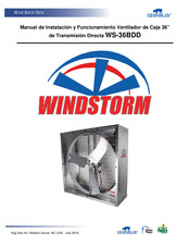 Hog Slat WINDSTORM WS-36BDD Manual De Instalación Y Funcionamiento