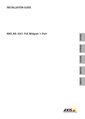 Axis AX-3001 Guia De Instalacion