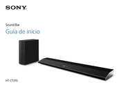 Sony HT-CT370 Guía De Inicio