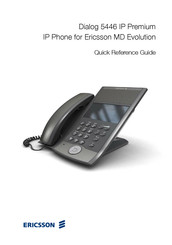 Ericsson Dialog 5446 IP Premium Guía De Referencia Rápida
