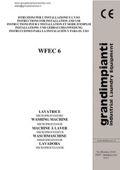 Grandimpianti WFEC 6 Instrucciones Para La Instalación Y Para El Uso