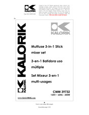 Kalorik CMM 39732 Manual Del Usuario