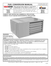 HeatStar MHU80 Manual De Conversión De Combustible