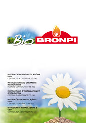 Bio Bronpi PE-130 Instrucciones De Instalacion Y Uso