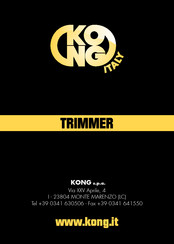 Kong TRIMMER Manual De Instrucciones