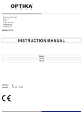 Optika Italy TB-3W Manual De Instrucciones