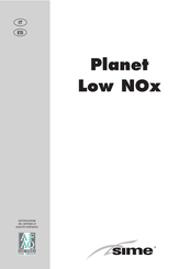 Sime Planet Low NOx 25 BF Manual De Instrucciones