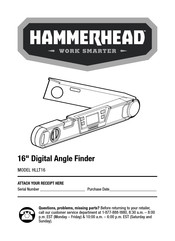 Hammerhead HLLT16 Manual Del Usuario