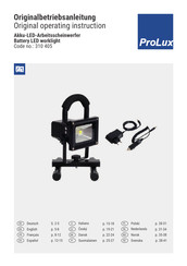 Prolux 310 405 Manual De Instrucciones Original