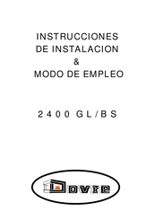 Dovre 2400 BS Instrucciones De Instalacion &  Modo De Empleo