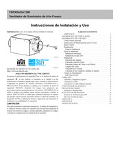 Carrier FSFXXAOA1180 Instrucciones De Instalacion Y Uso