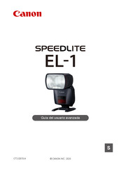 Canon SPEEDLITE EL-1 Guia Del Usuario Avanzada