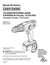 Craftsman 973.113070 Manual Del Usuario