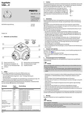 Festo VZBA-R14-63-32T-F0304-R Instrucciones De Utilizacion