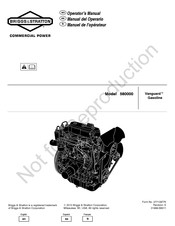 Briggs & Stratton Vanguard 580000 Manual Del Operario