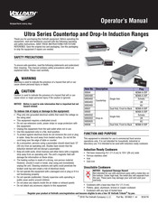 Vollrath Ultra Serie Manual Del Operador