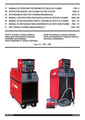 Cebora PLASMA PROF 166 HQC Manual De Instrucciones