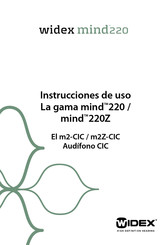 Widex m2Z-CIC Instrucciones De Uso