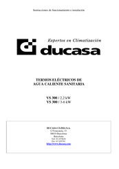 Ducasa VS 300 Instrucciones De Funcionamiento E Instalación