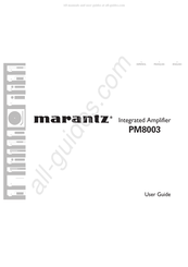 Marantz PM8003 Manual De Instrucciones