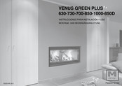 M Design VENUS GREEN PLUS 730 Manual De Instrucciones Para Instalación Y Uso