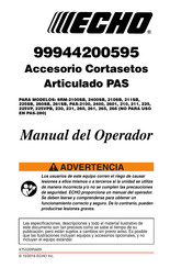 Echo 99944200595 Manual Del Operador