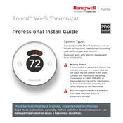 Honeywell Round Guía De Instalación Profesional