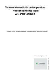 Comelit IPTHPAN02FA Manual De Instrucciones