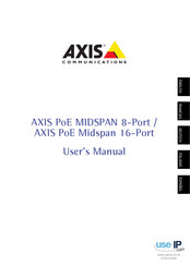 Axis PoE Midspan 16-Port Manual Del Usuario