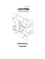 Leviton 41920-HRC Manual Del Usuario