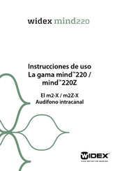 Widex m2Z-X Instrucciones De Uso