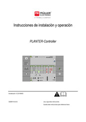 Muller Elektronik PLANTER-Controller Instrucciones De Instalación Y  Operación