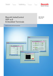 Bosch Rexroth IndraControl VEP40.5DPN-2G0NE-A3D-NNN-CG-FW Instrucciones De Funcionamiento