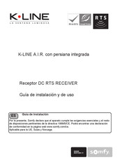 K-LINE DC RTS RECEIVER Guía De Instalación Y De Uso