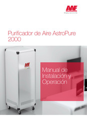 AAF AstroPure 2000 Manual De Instalación Y Operación