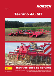 horsch Terrano 4 MT Instrucciones De Servicio