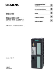 Siemens SINAMICS G120P CU230P-2 Instrucciones De Servicio Resumidas