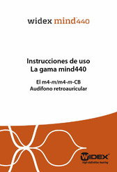 Widex MIND 440 serie Instrucciones De Uso