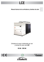 Galletti LCE102CS Manual Tecnico